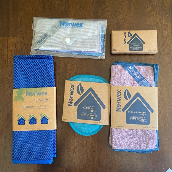 Norwex Other Norwex Lot All New Dish Cloths Facial Mitt Body And